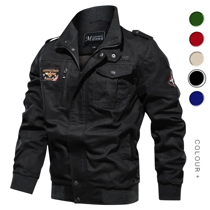 Günstig Casual Jacke Männer 2020 Frühling Herbst Armee Military Jacken Herren Mäntel Männlichen Oberbekleidung Windbreaker Slim Fit Stehkragen Männlichen Mantel