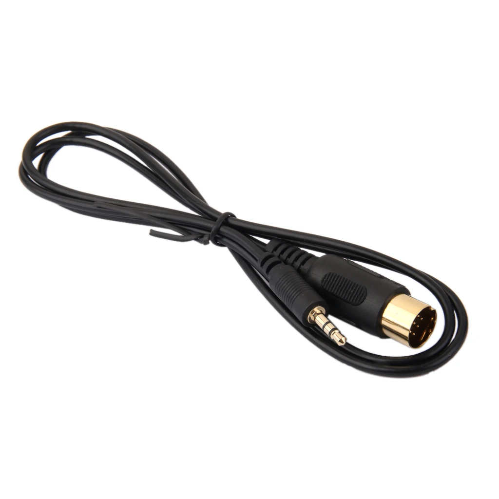 For Kenwood Car Stereo Radio CD Changer To 3.5mm Aux Adapter Cable, Black
