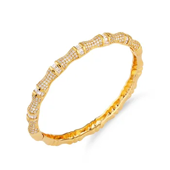 

Simple Full Diamond Snake Bone Bracelet European and American Popular Women'S Jewelry Fashion Bracelet Accessories Gold
