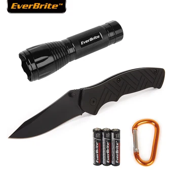 Everbrite LED Flashlight Torch Light Emergency Campling Tools Survival Tool Kits 1