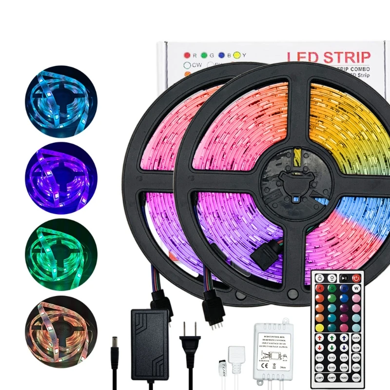 

10m 300LEDs waterproof light with 5050RGB infrared control for closet kitchen indoor and outdoor waterproof LED light