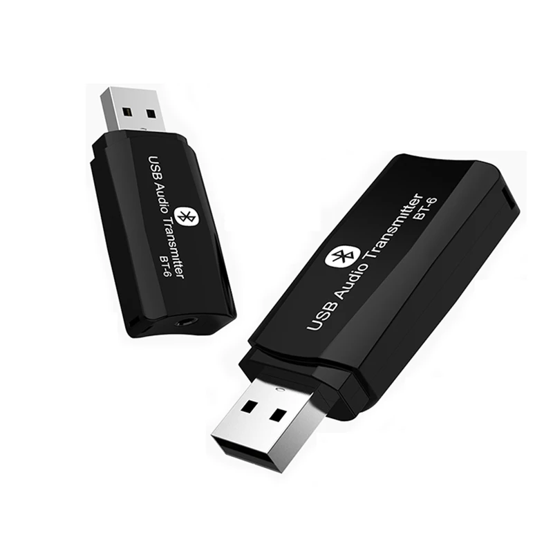 2 в 1 Bluetooth 5,0 аудио приемник передатчик мини стерео Bluetooth AUX RCA USB 3,5 мм разъем для ТВ ПК автомобильный комплект беспроводной адаптер