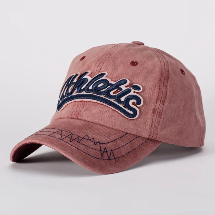 

Men's Baseball Cap Washing Han Edition Of The New Spring Do Old Hat Retro Letters Three-dimensional Embroidery Sun