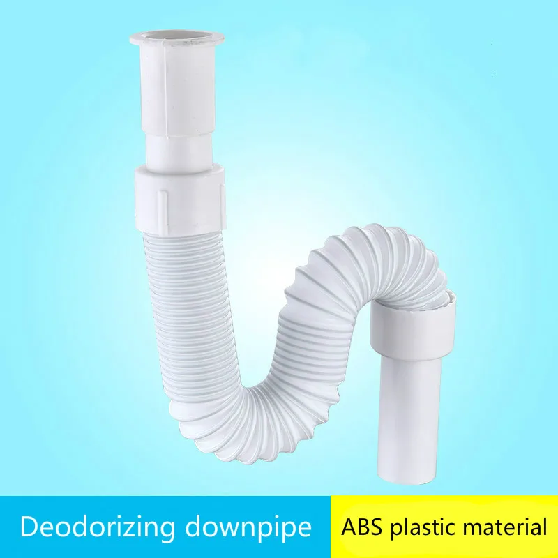 

Hotel Project retractable steel wire drainage pipe face basin wash basin water hose pool drain pipe