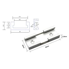 Деревообрабатывающий желоб т слот поперечный соединитель направляющая для электрическая циркулярная пила переворачивающийся стол пила Настольная дорожка пересечение частей