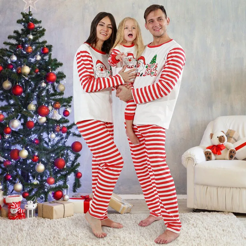 

Christmas Pajamas Family 2020 Mommy And Daughter Matching Clothes Outfit Same Santa Claus Nightwear New Year's Pyjamas 2021