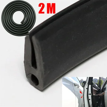 

New Arrival High Quality Black Rubber Seal Strip Car Door Pillar Closed Edge Weatherstrip Big O-U Type 2m