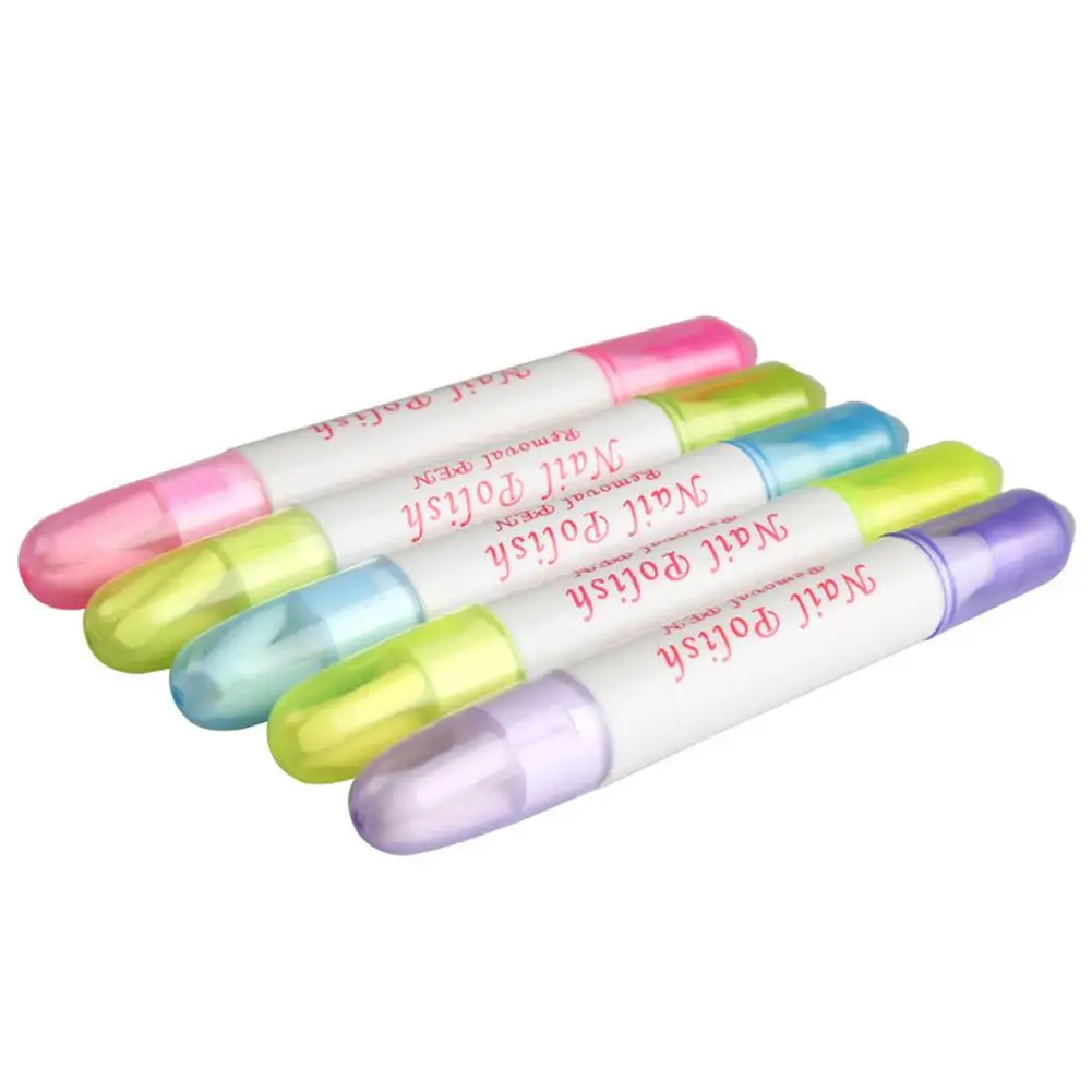 

Nail Art Polish Corrector Pen Cuticles Edges Gel Remover Cleaner Manicure Tool