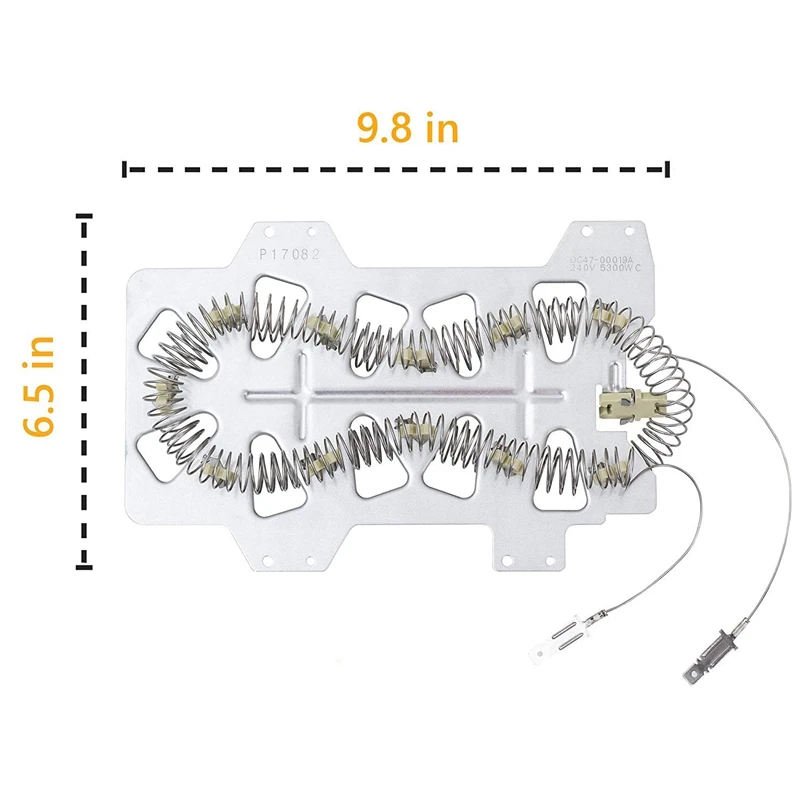 

DC47-00019A DC47-00016A DC32-00007A Dryer Heating , Thermostat and Thermistor Kit for Samsung Dryers