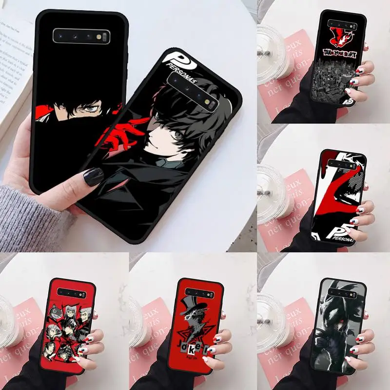 

Persona 5 Joker Phone Case For Samsung S6 S7 edge S8 S9 S10 e plus A10 A50 A70 note8 J7 2017