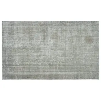 

Handmade Gray Vintage Overdyed Turkish Area Rug 157x253 Cm-5'2''X8'4''