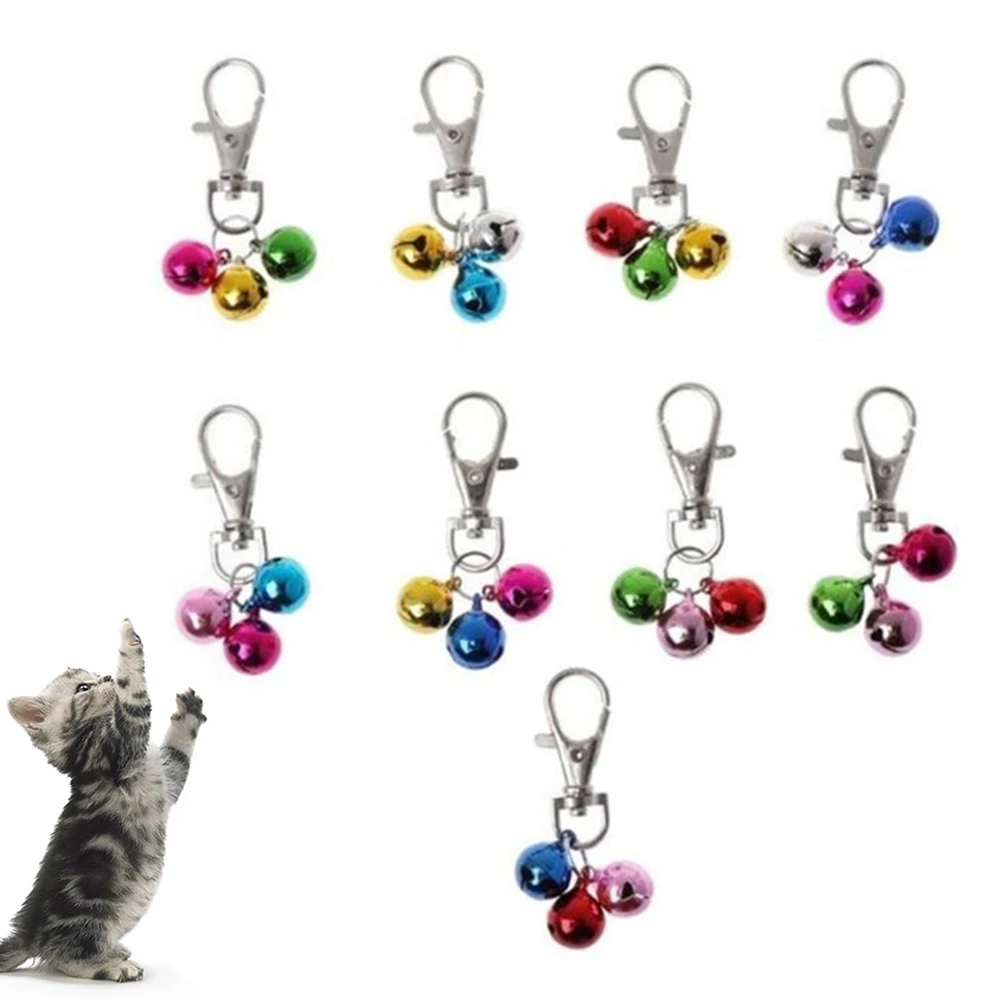 Safety Dog Cat Puppy Collar Bells Buckle Hanging Pendant Decor Pet Supplies