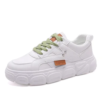 

Little white shoes women 2020 spring new wild thick bottom shoes students casual platform sports shoes dad shoes women's shoes
