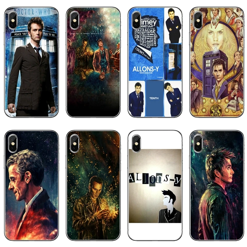 Мягкий силиконовый чехол Tardis для телефона Доктор Кто Дэвид Теннант iPhone 8 7 6 6S Plus 11