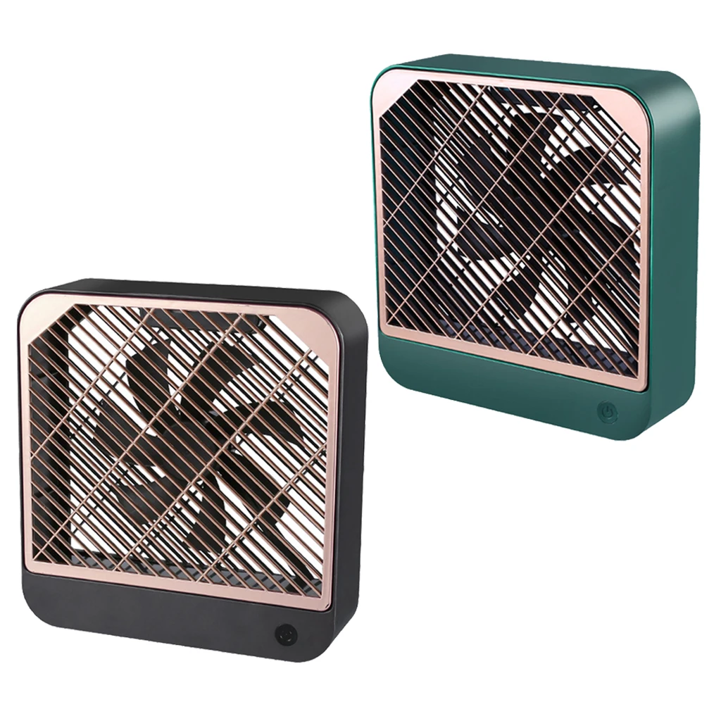 USB DC 5V Desk Table Fan 2 Speeds Quiet Electric Personal Cooling Fan Enhanced for Home Office Outdoor Kithen BBQ
