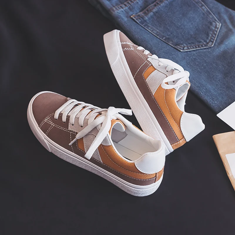 Шикарная обувь женские осенние кроссовки г. Новая стильная высококачественная повседневная обувь для студенток смешанные цвета, на шнуровке, низкая, зеленая, 35-40