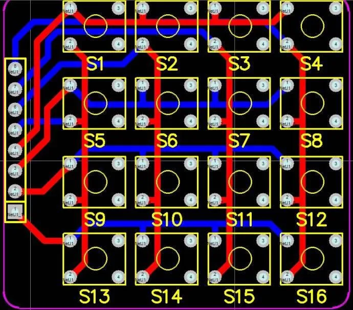 4x4 Матрица 16 клавиатура модуль 16 Кнопка микроконтроллер для Arduino