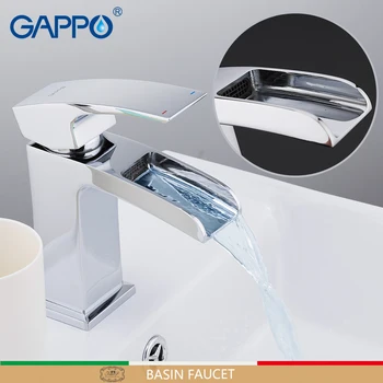 

GAPPO basin faucets Waterfall Basin Faucet Bathroom Sink Taps Basin Mixer Sinks Mixer Tap Cold And Hot Water Tap