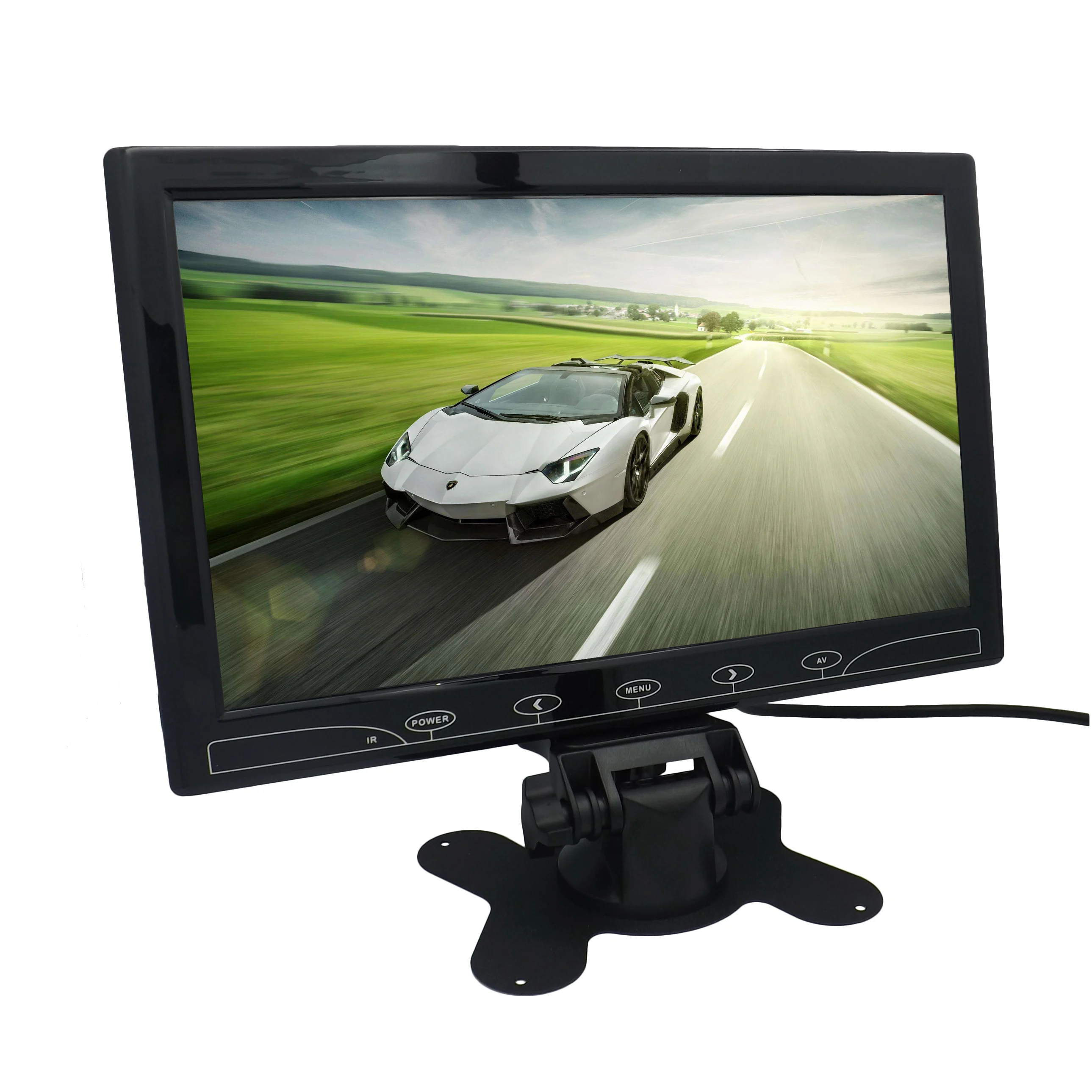 10,1 дюймовый автомобильный монитор TFT lcd экран сенсорная кнопка дистанционного управления, проводной парковочная система для автомобиля