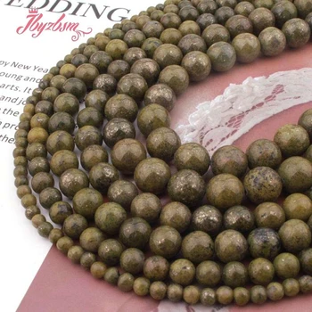 

6,8,10,12mm Round Beads Ball Green Lapis Lazuli Loose Beads Natural Stone Beads For DIY Necklace Bracelet Jewelry Making Str 15"
