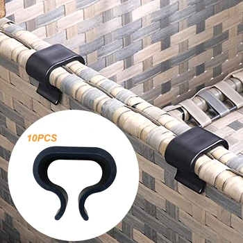 

10pcs/pack Rattan Chair Connector Sofa Furniture Clips Patio Wicker Alignment Accessory Fasteners Sectional Non Slip Outdoor