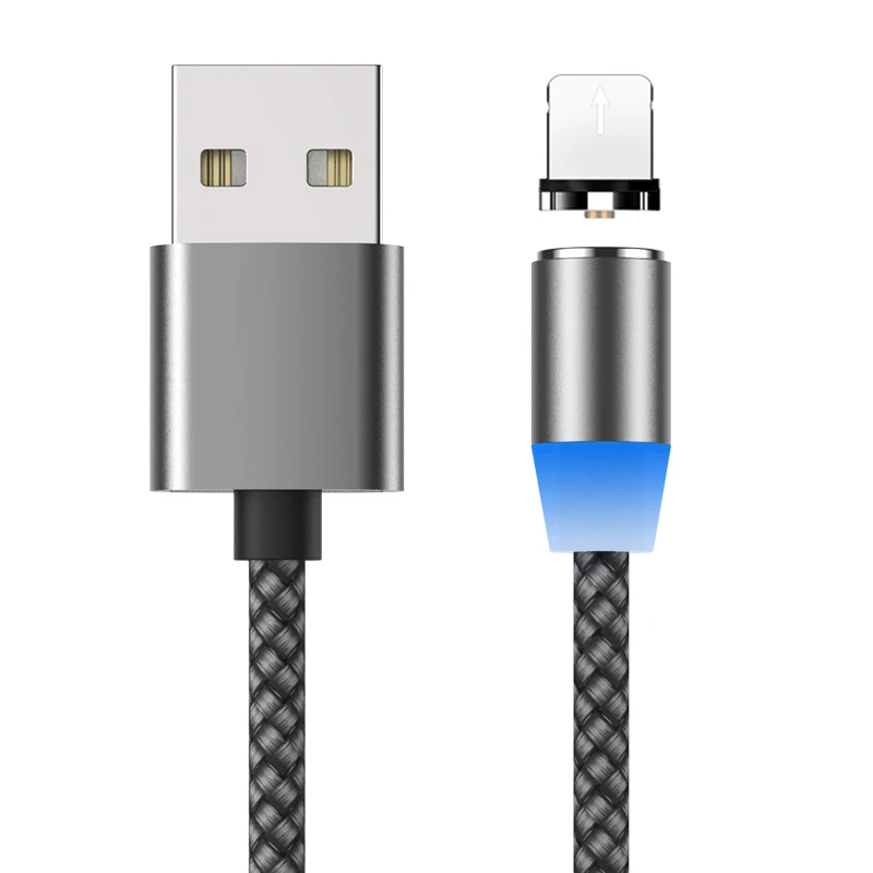 AUFU 2m 3m Magnetic USB Charging Cable Type C Magnet Charger Micro USB Cable Mobile Phone Cable USB Cord For iPhone Samsung hdmi to iphone cable Cables