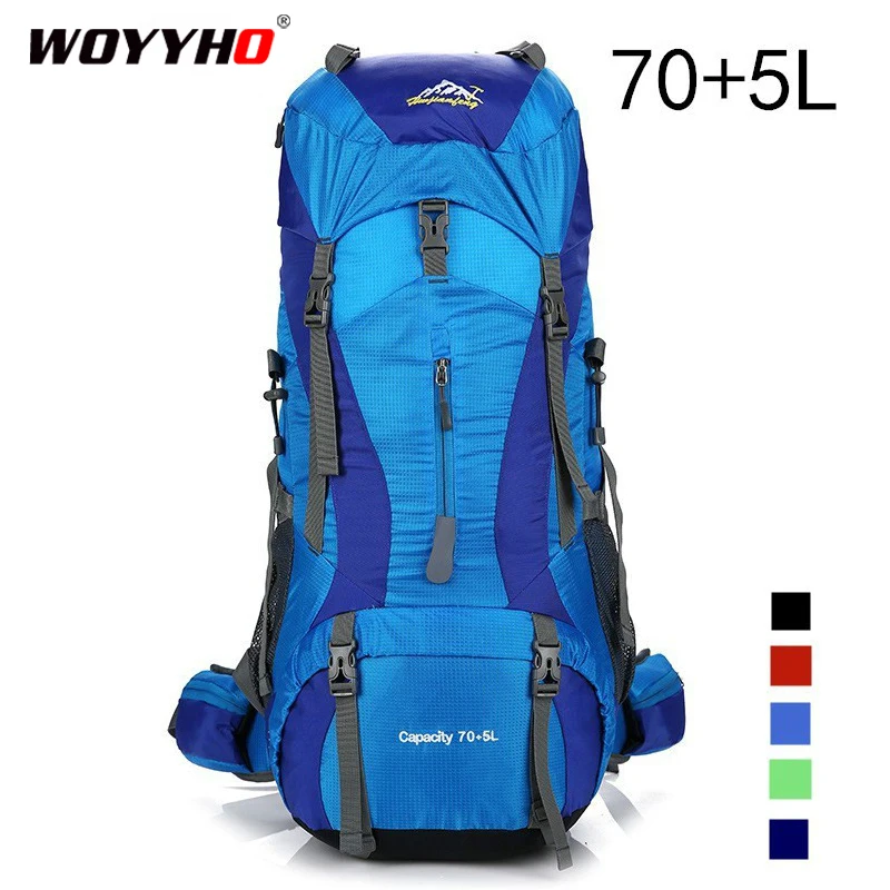 50L Extra Large Hiking Camping Backpack Rucksack Outdoor Sports Luggage Bag UK 