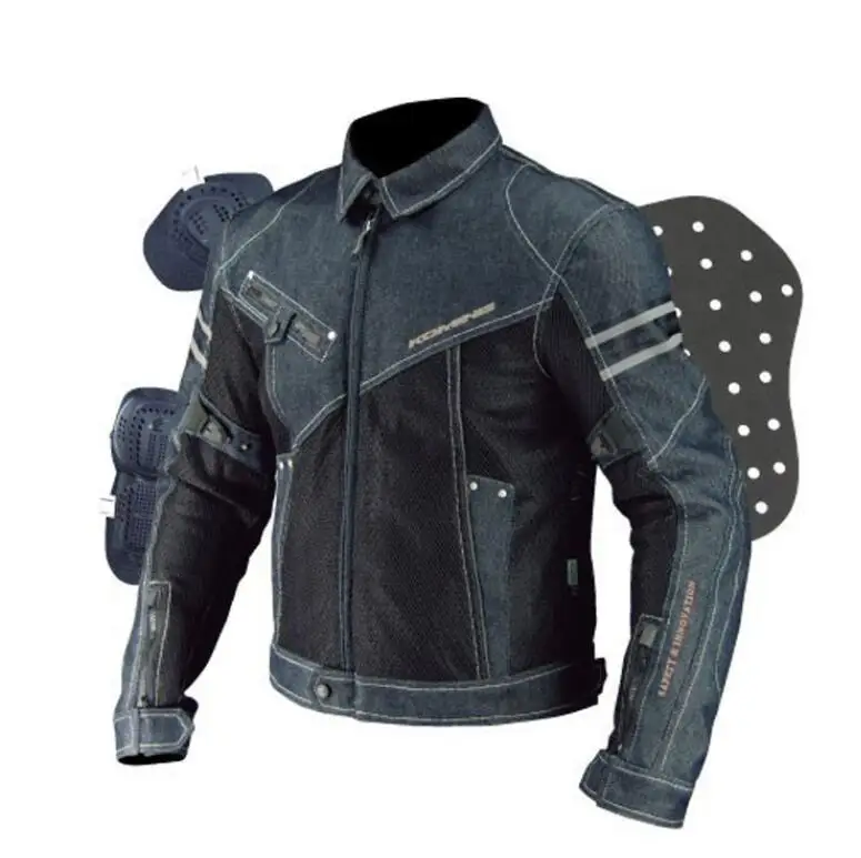 

New Komine JK-006 Denim mesh racing suit locomotive anti-fall clothing motorcycle riding Clothing