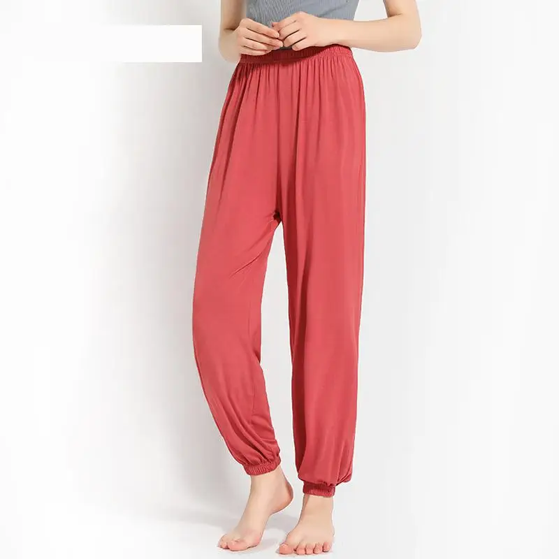 Модальный материал свободные домашние брюки для женщин Lounge Pants 1333