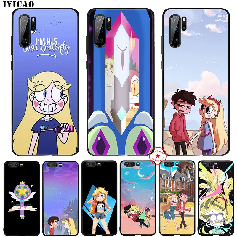 IYICAO Star vs. the Forces of Evil Soft Case for Huawei P30 P20 P10 P9 P8 Lite Pro P Samrt Z Plus 2019 2018 2017 2016 2015 |