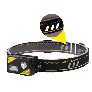 

Portable Mini flashlight lantern Q5+COB led Headlamp + 1 * Built-in 18650 Battery Outdoor camping headlight Fishing Headlight