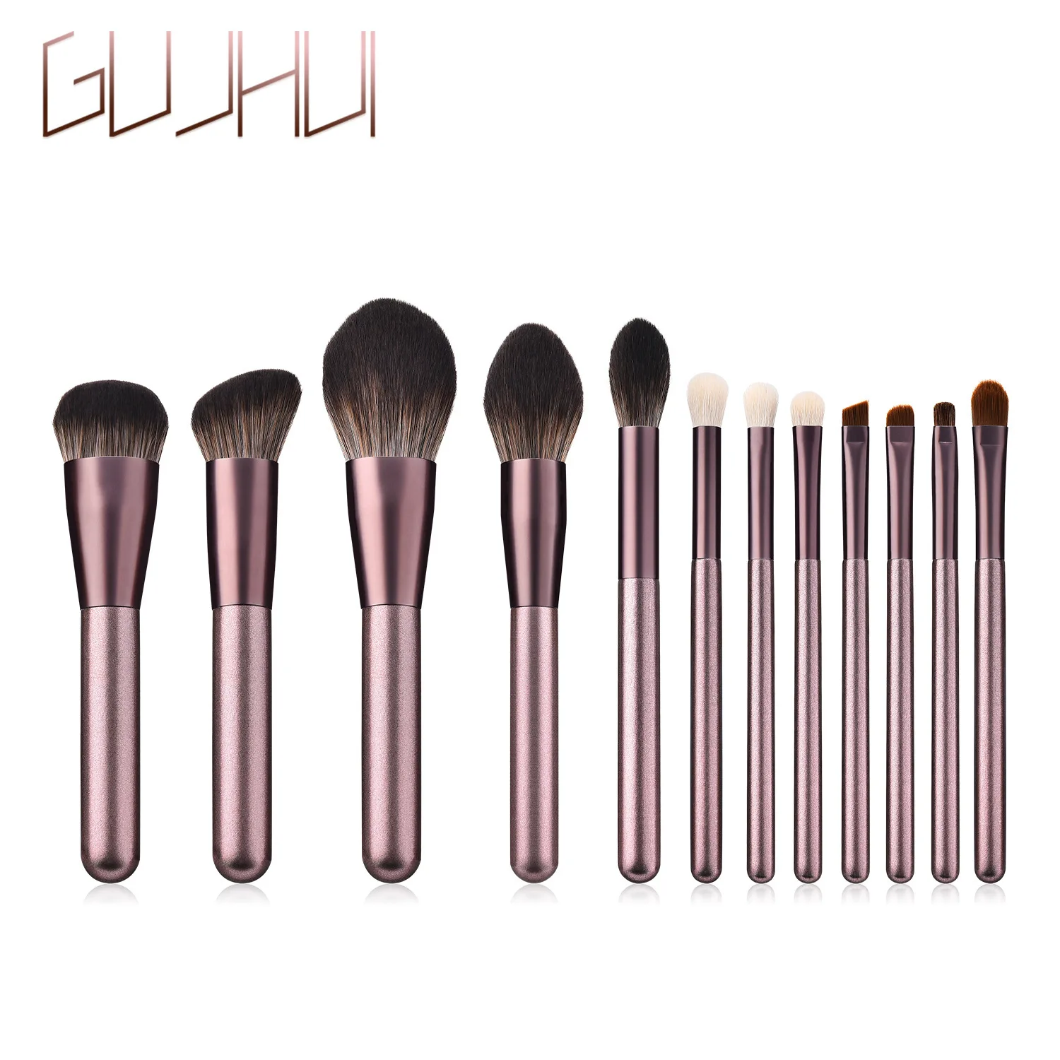 

12 small grapes make-up brush small grapes champagne gold make-up brush set