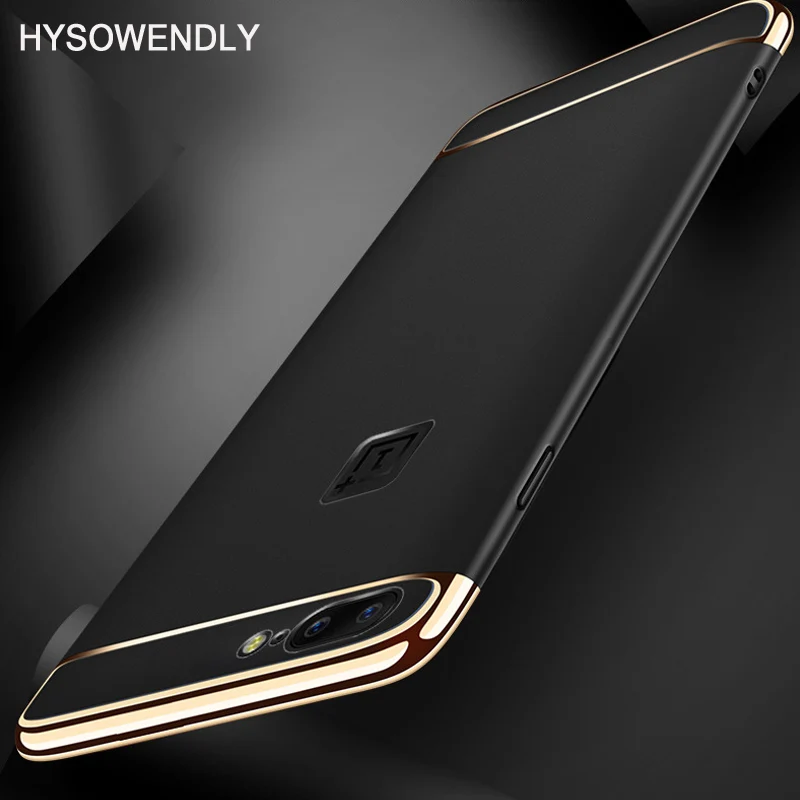 Обшивка корпуса чехол для Oneplus 5 Роскошный Алюминиевый металлический бампер One plus