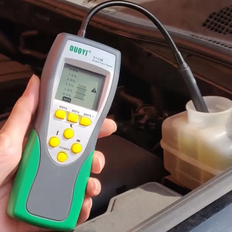 Автомобильный тормоз тестер жидкости Авто Цифровой тормоз FluidCheck качество масла автомобиля светодиодный приборная панель Duoyi DY23B с экраном