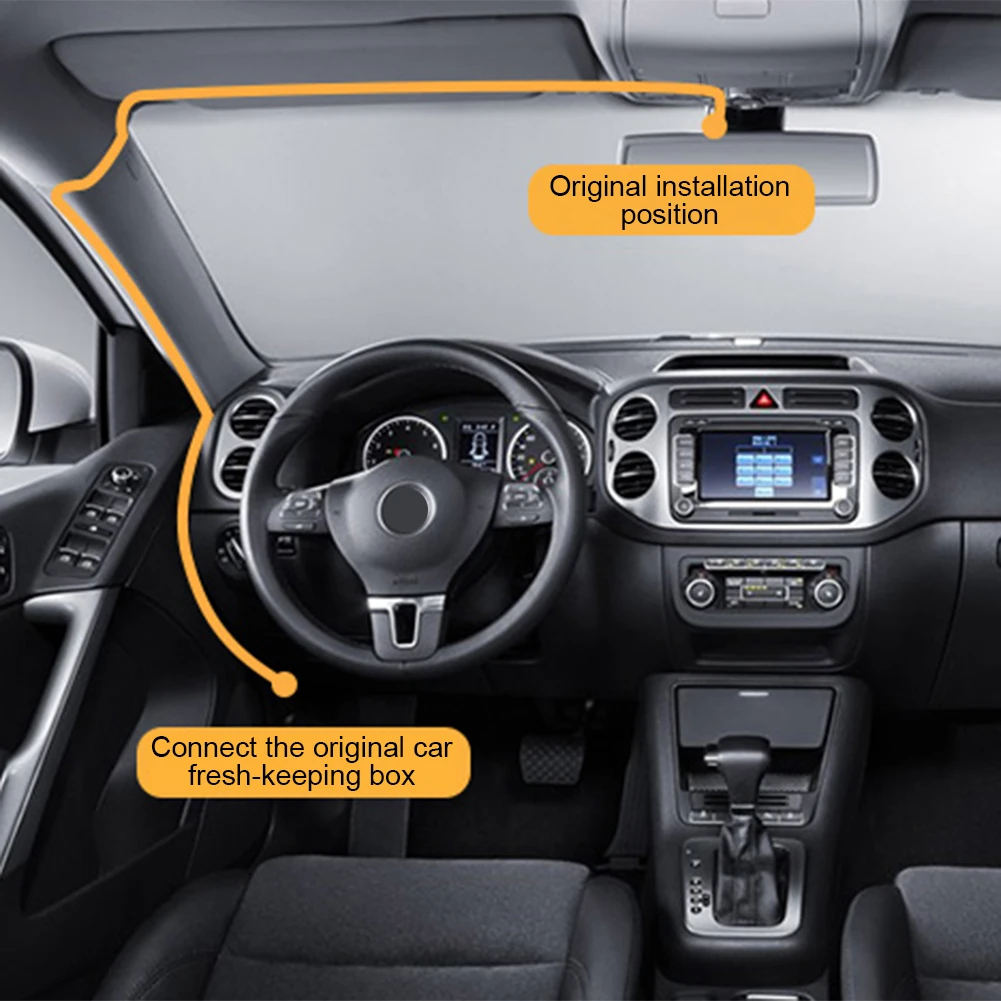 Car DVR Camera Car Dashcam 1080P@30fps HD Car Camera Adjustable Angle, Parking Monitor, Loop Recording