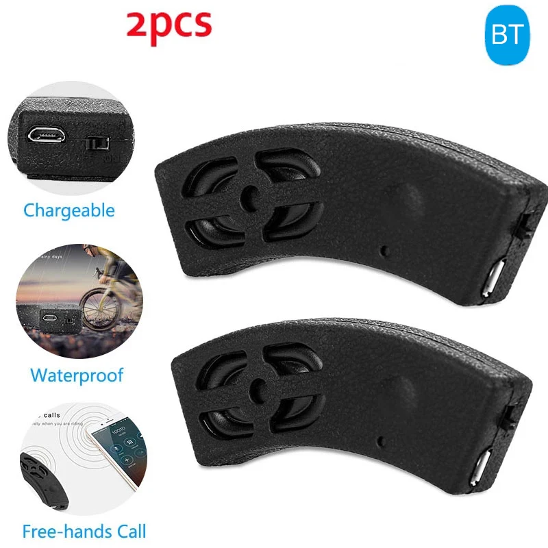 Bluetooth Speakers Motorcycle Helmets Wireless Helmet Speakers 2pcs