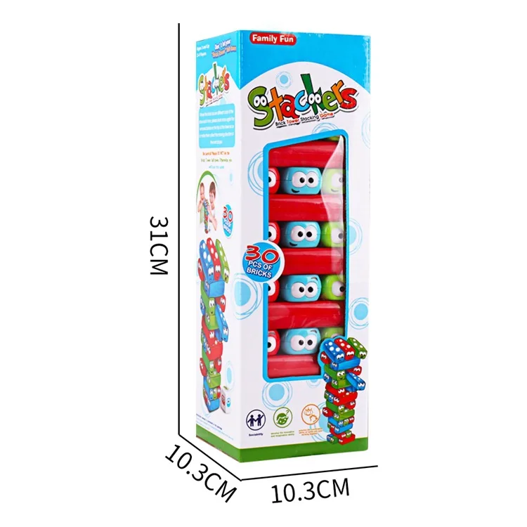 Детская настольная игра Chouchoule Push up строительные блоки башня XIAOCHONG игра Дженга для родителей и детей интерактивная игрушка
