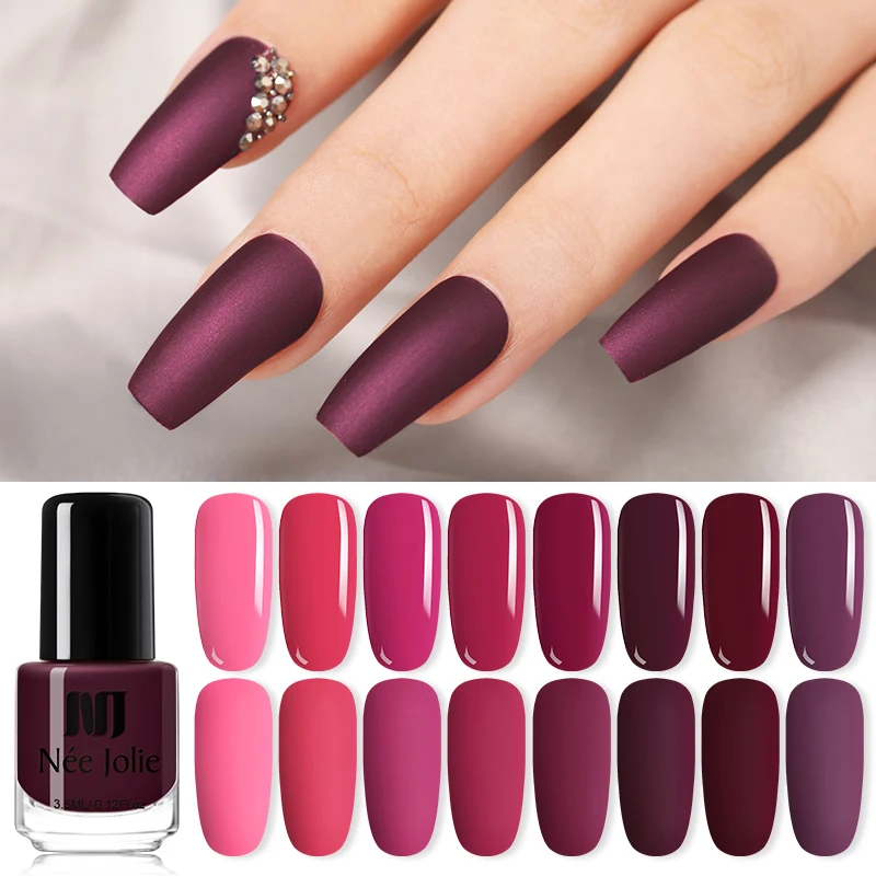 NEE JOLIE 3,5 пилка для ногтей Твердый зеленый, красный, фиолетовый смешанные цвета длинный прочный ноготь художественный лак для дизайна ногтей DIY Красота дизайн