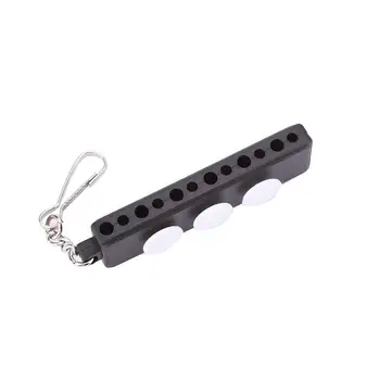 

Universal Golf Tee Holder Carrier 12 Tees With 3 Ball Markers With Keychain
