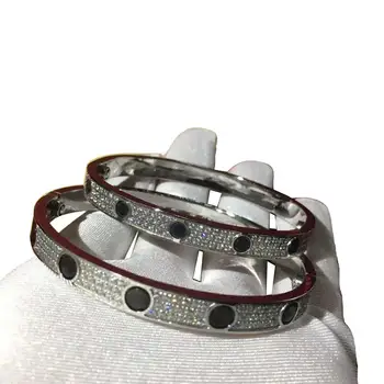

screw bracelet Fashion Titanium Classic Design Cross Bracelets Bangles With Screwdriver Lovers Wristband Bangle Rose Gold Love