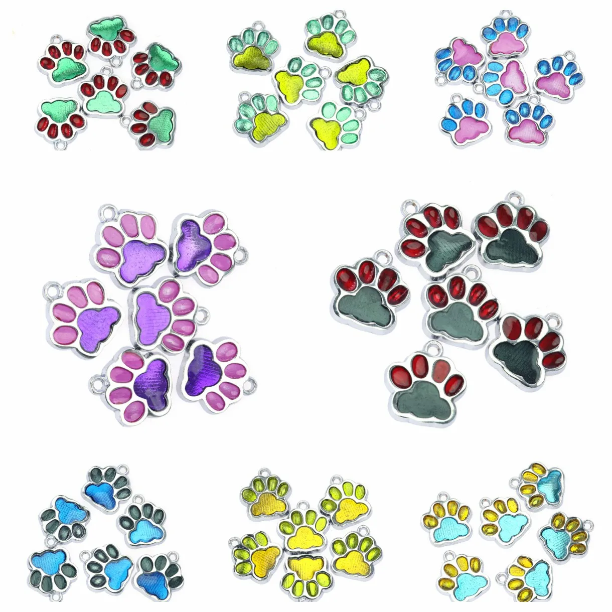 Anti-Lost Pet Dogs ID Tags Personalized ID Tel Cat Pet Supplies Dog Collar Accessories Dog Tag Stainless Steel Candy Colors