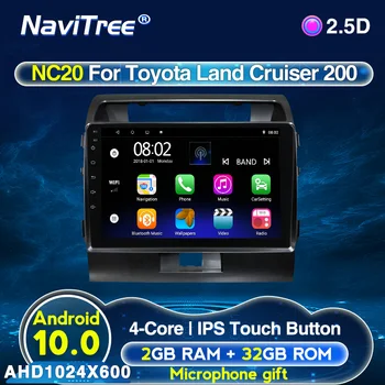 

2.5D Car Radio Multimedia Video Player Navigation GPS Android 10.0 For Toyota Land Cruiser 11 200 2008-2012 2013 2014 2015 BT FM