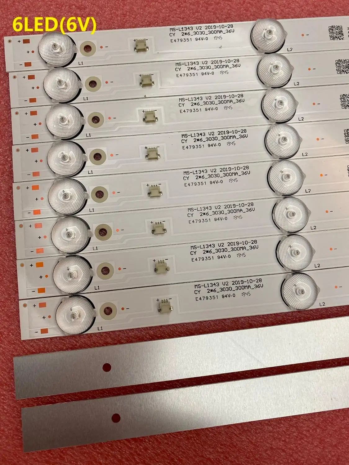 30 PCS/lot 6LED LED backlight strip for Polarline  32PL11TC 32LTV2002 JL.D32061330-081AS-M E348124 MS-L1343 L2202 L1074 V2