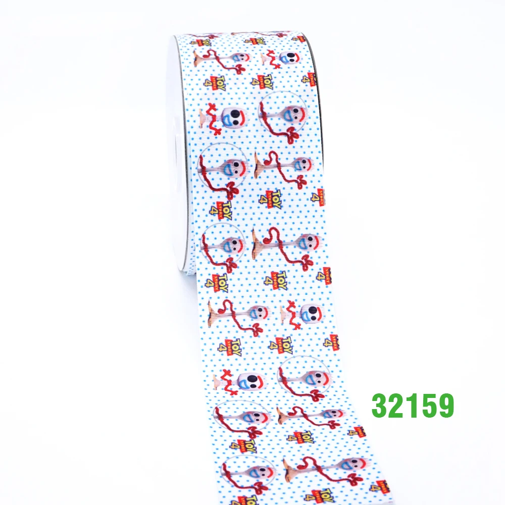 32159 50 ярдов мультфильм напечатанный grosgrain ленты 32187 - Цвет: 32159