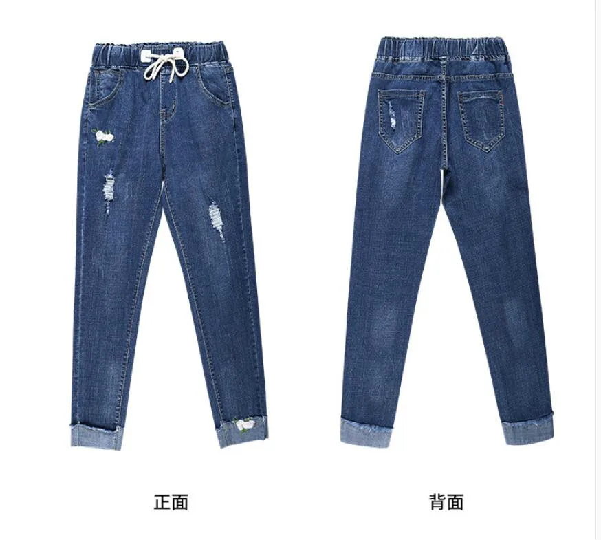 2018new push up женские узкие джинсы с высокой талией дамы femme тонкий карандаш джинсы женские Большие размеры джинсы boyfriend