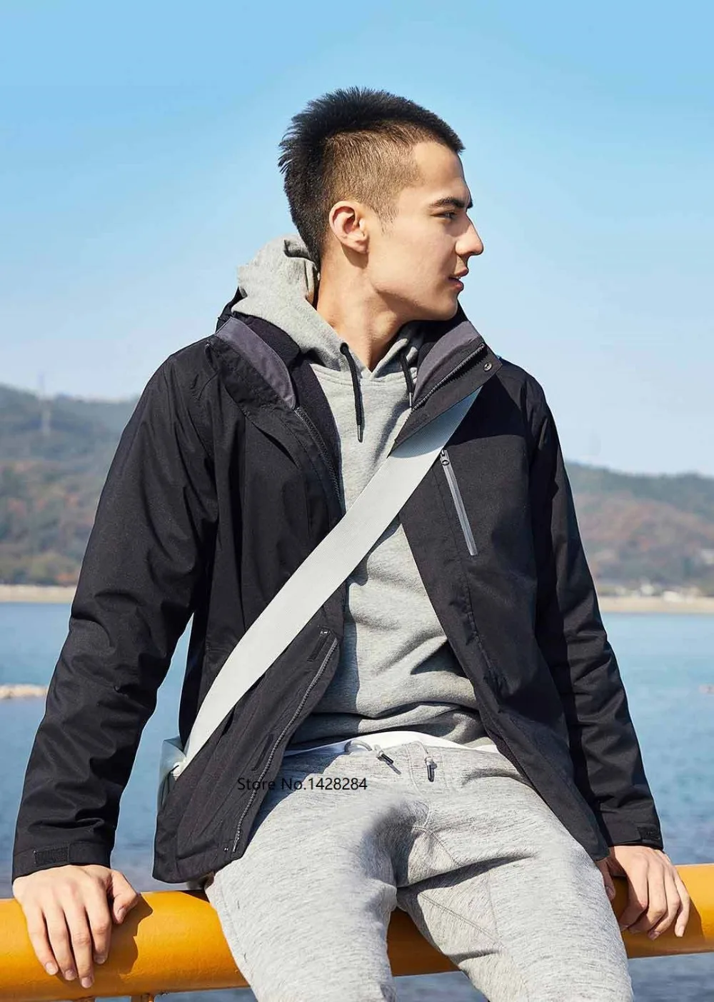 Xiaomi ULEEMARK мужская куртка три в одном водонепроницаемая ветрозащитная износостойкая зимняя модная уличная теплая спортивная куртка для альпинизма