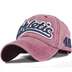 100% Промытые джинсовые бейсболки Snapback шляпы осень лето шляпа для мужчин женщин кепки s Casquette шапки письмо вышивка Gorras