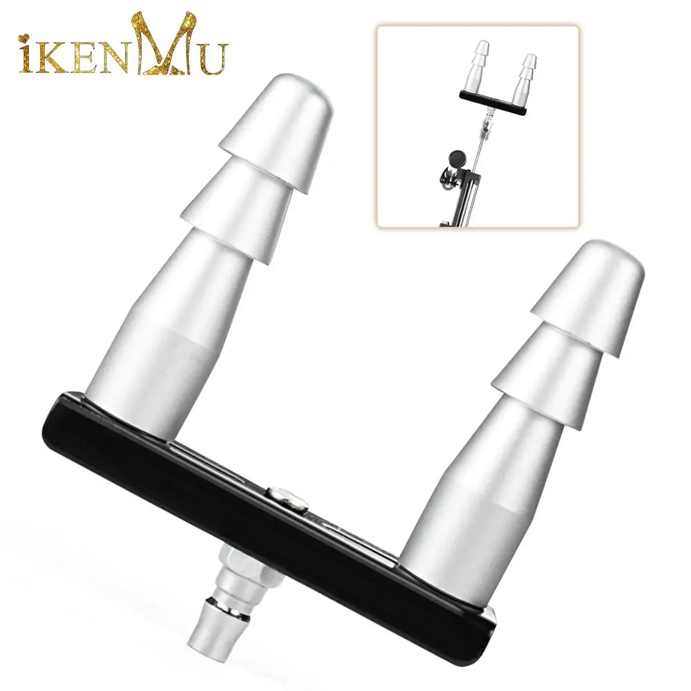 iKenmu Metal Double Quick Connector Dildos Holder Sex Machine Attachment Vac-u-Lock Dildos Holder A