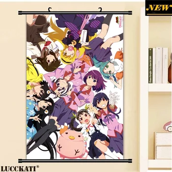 

Bakemonogatari Series Monogatari Vofan Oshino Shinobu Hitagi sexy loli cameltoe cartoon anime poster wall scroll canvas painting