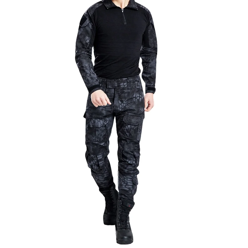 Camouflage Tactical Uniform G3 Hunting Clothes Army Combat Suit Sets Airsoft Paintball Multicam Cargo Pants Camouflage Tactical Uniform G3 Hunting Clothes Army Combat Suit Sets Airsoft Paintball Multicam Cargo Pants